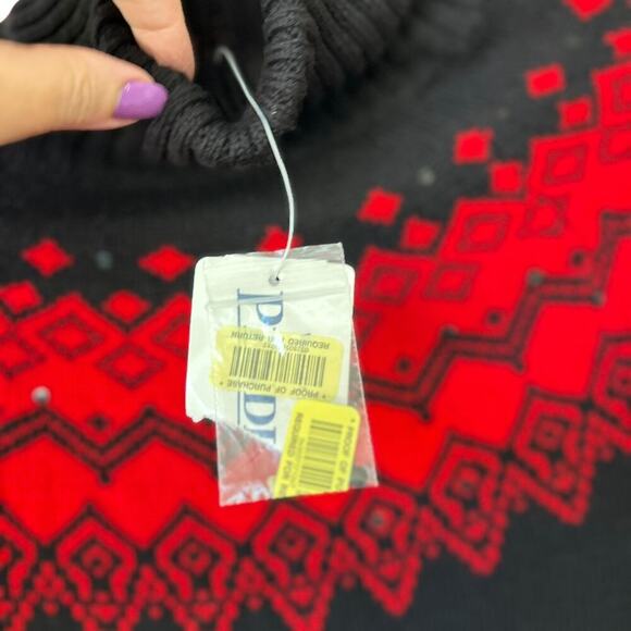 NWT Vintage Women's Pendleton Merino Wool Nordic Turtleneck Sweater Size Small - Picture 4 of 7